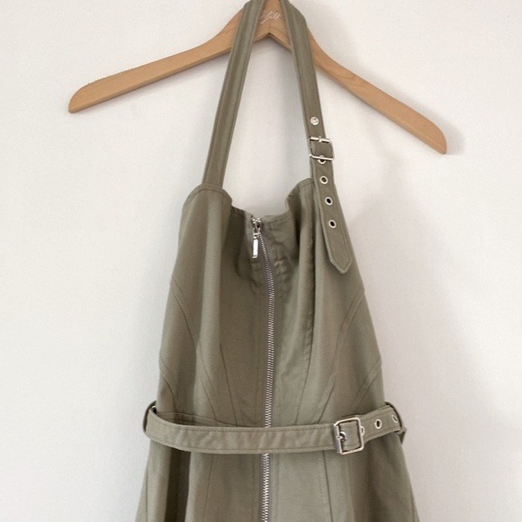 NICHOLAS Delilah Buckle Cotton Blend Twill Halter Dress. Price is firm! - Picture 5 of 16